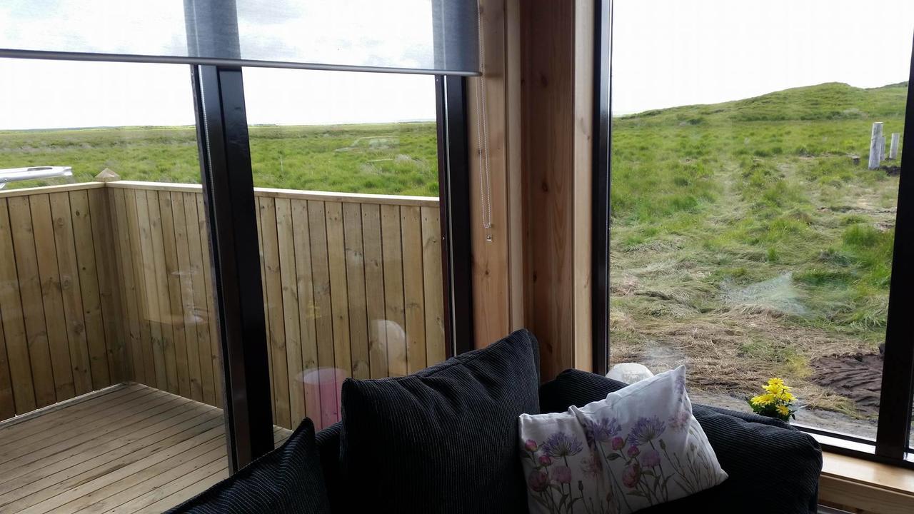Hekla Cabin 3 Volcano And Glacier View Хела Екстериор снимка