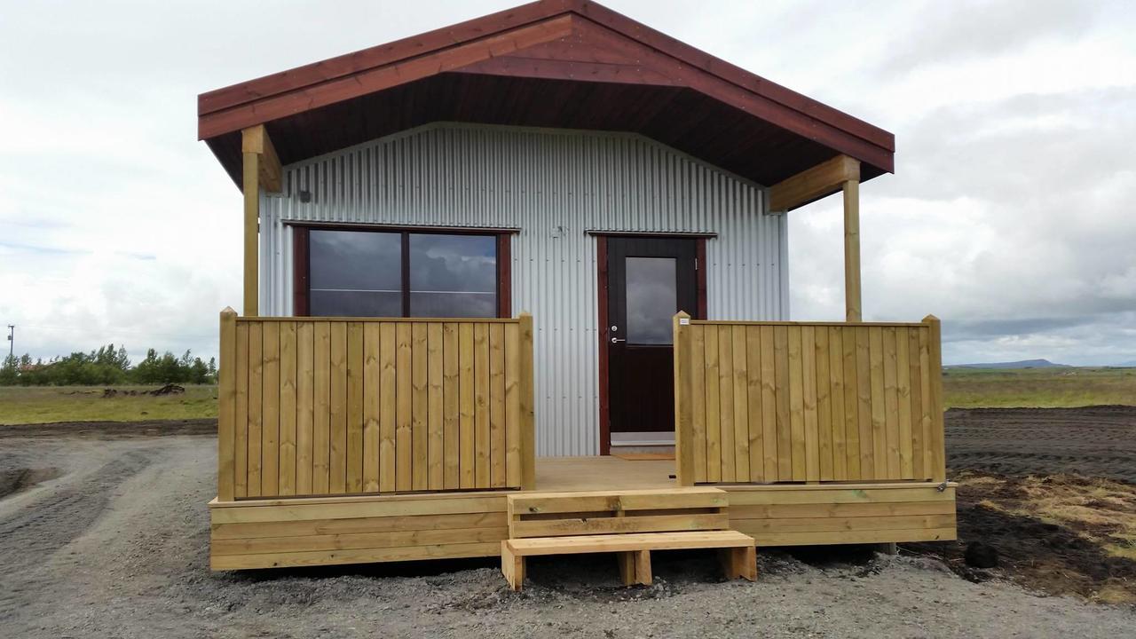 Hekla Cabin 3 Volcano And Glacier View Хела Екстериор снимка