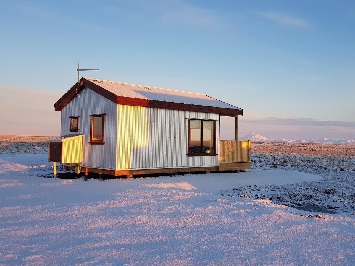 Hekla Cabin 3 Volcano And Glacier View Хела Екстериор снимка