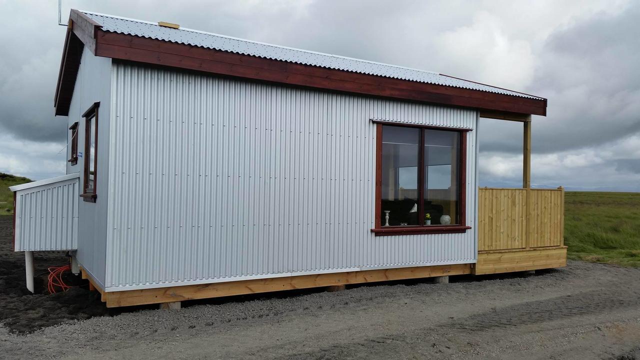 Hekla Cabin 3 Volcano And Glacier View Хела Екстериор снимка