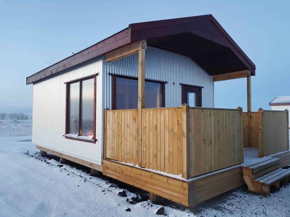 Hekla Cabin 3 Volcano And Glacier View Хела Екстериор снимка
