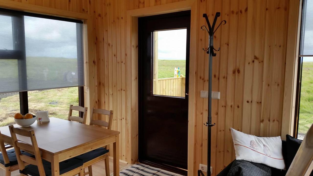 Hekla Cabin 3 Volcano And Glacier View Хела Екстериор снимка