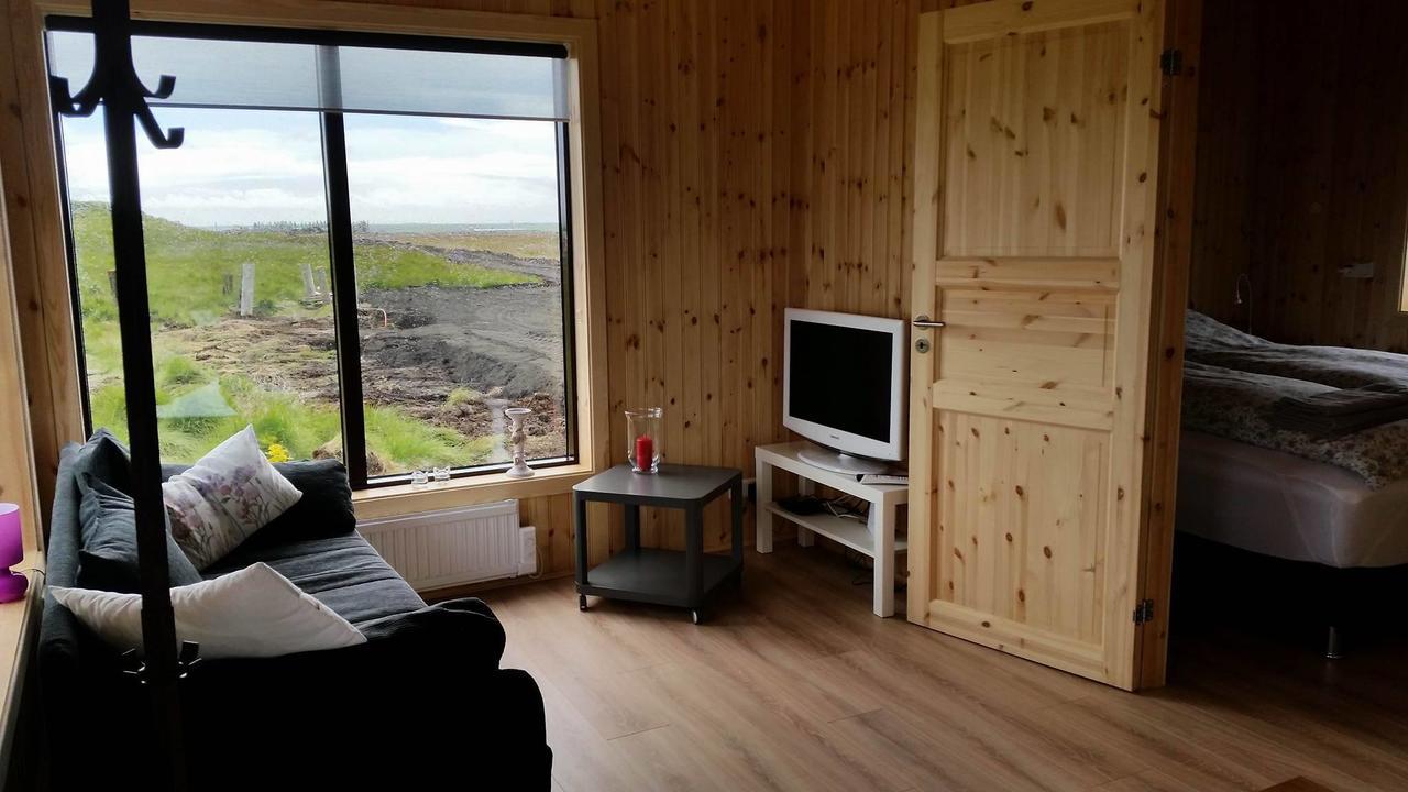 Hekla Cabin 3 Volcano And Glacier View Хела Екстериор снимка