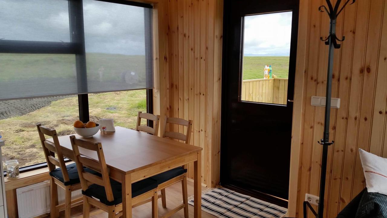 Hekla Cabin 3 Volcano And Glacier View Хела Екстериор снимка